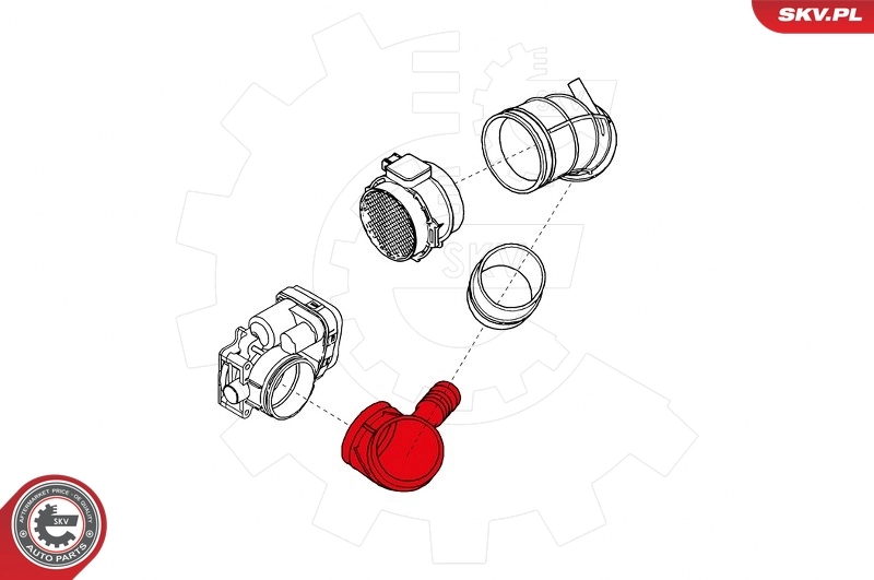 Intake Hose, air filter